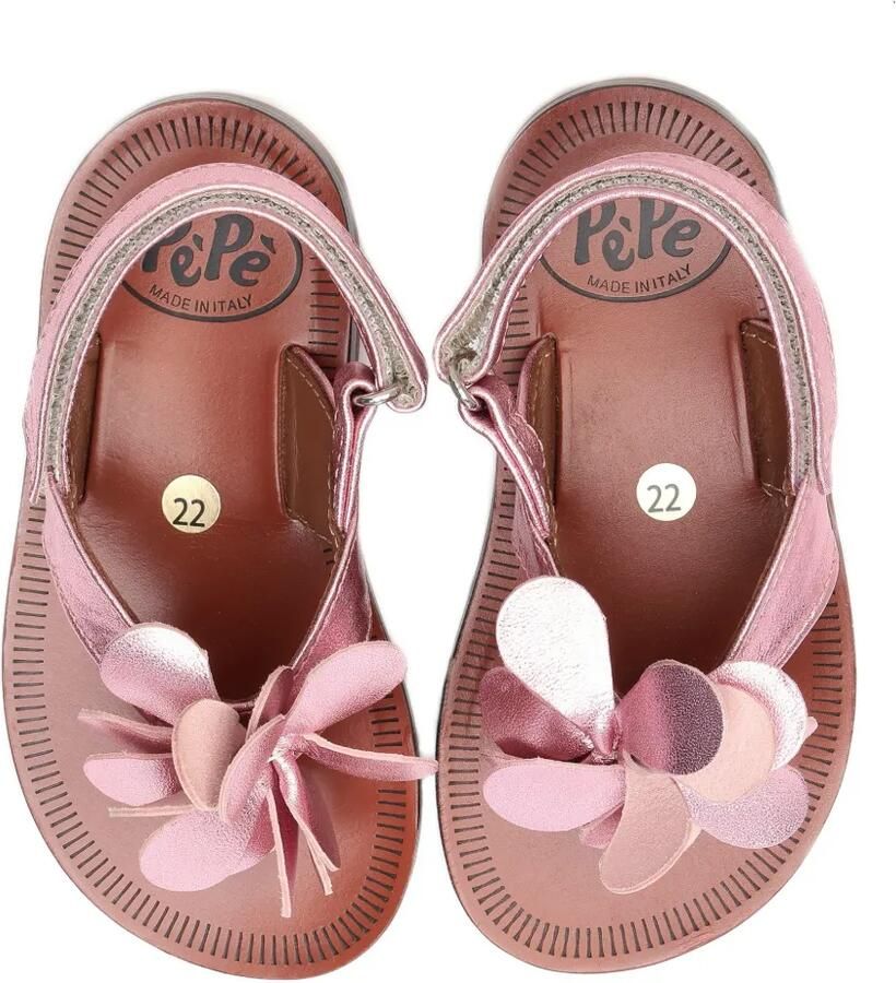 Pèpè Sandalen met bloe applicatie Roze - Foto 2