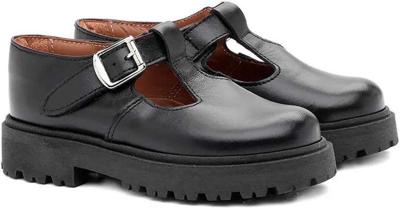 Pèpè Sandalen met gesp en gesloten neus Zwart