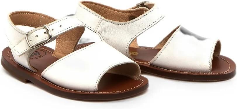 Pèpè Sandalen met gespsluiting Wit