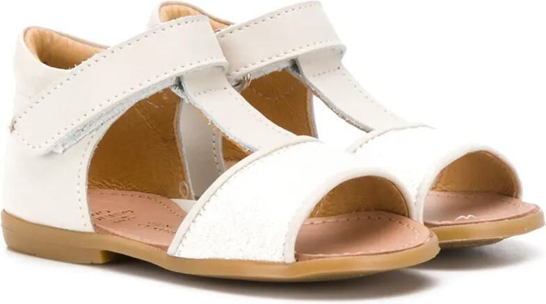 Pèpè Sandalen met glitter Beige