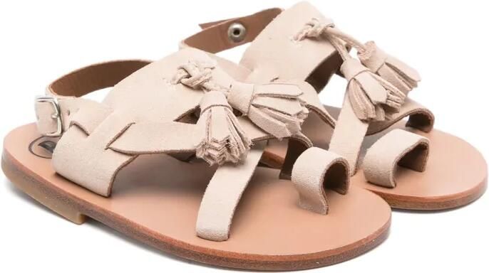 Pèpè Sandalen met kwastjes Beige