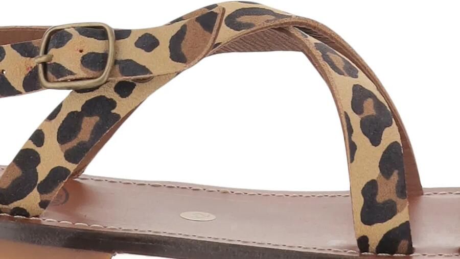 Pèpè Sandalen met luipaardprint Beige - Foto 2
