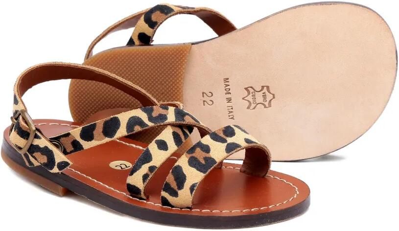 Pèpè Sandalen met luipaardprint Bruin - Foto 3