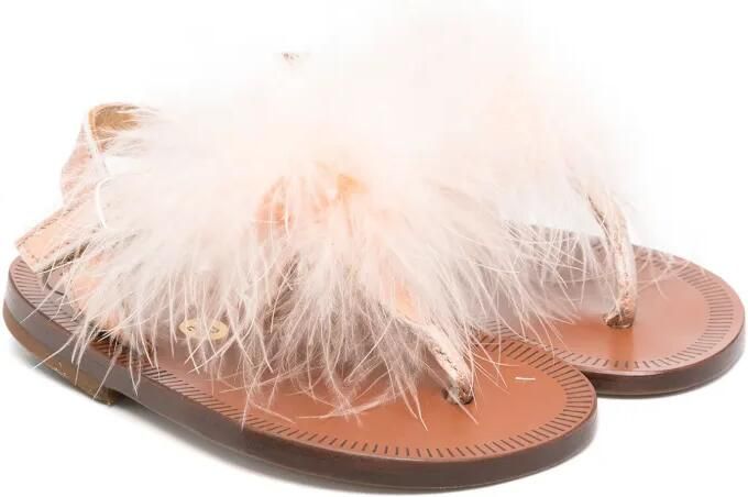 Pèpè Sandalen met pompon Roze