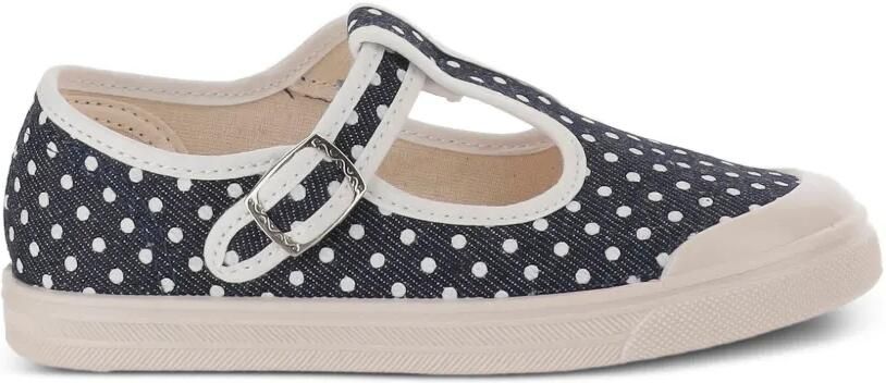 Pèpè Schoenen met stippen en gespbandje Blauw - Foto 4