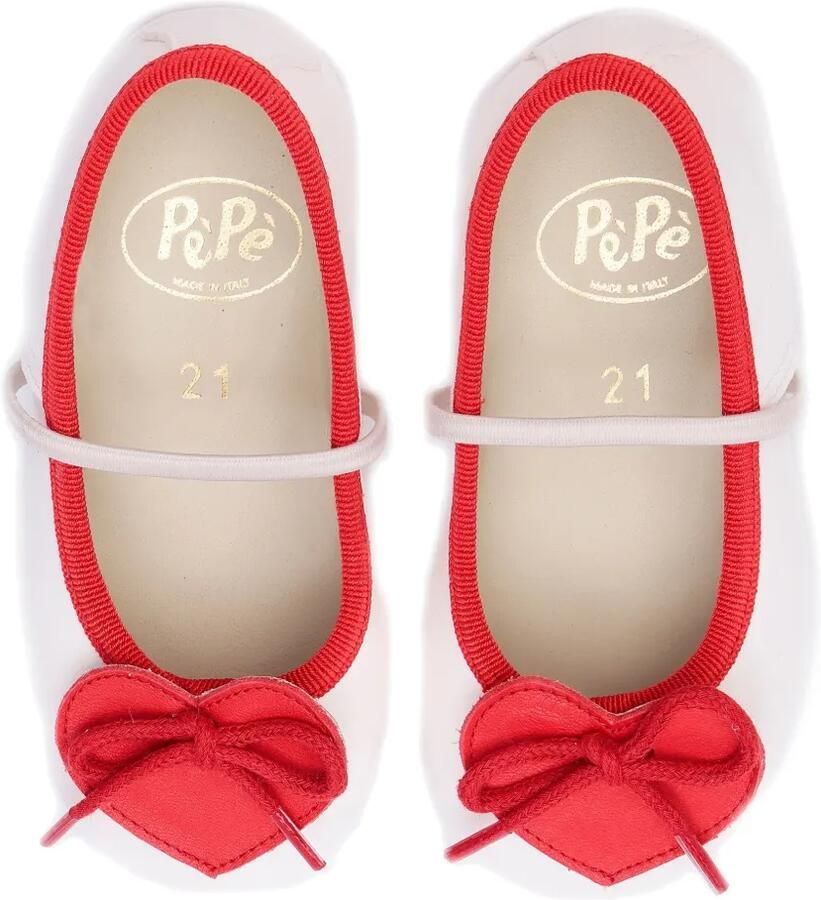 Pèpè Slippers met hartpatroon Wit - Foto 2