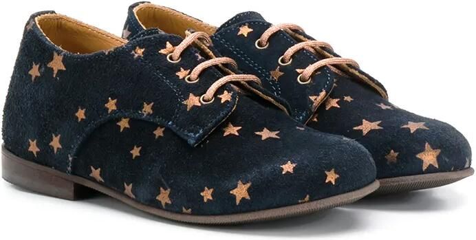 Pèpè Slippers met sterprint Blauw