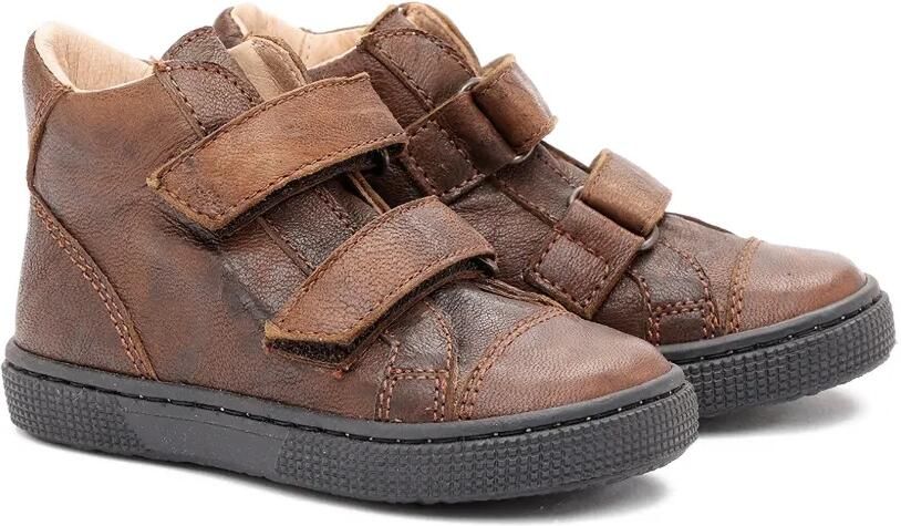 Pèpè Sneakers met bandje Bruin