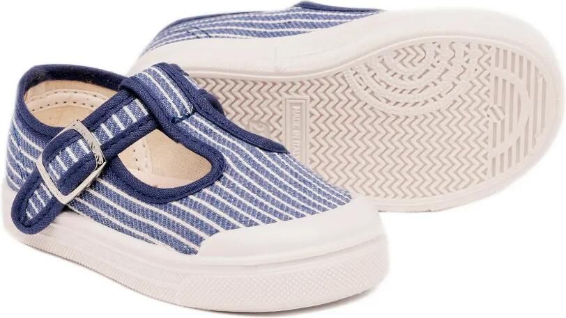 Pèpè Sneakers met gestreepte gesp Blauw - Foto 3