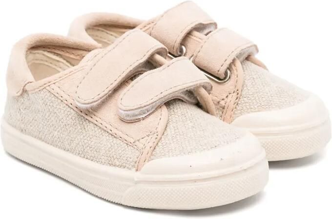Pèpè Sneakers met vlakken Beige