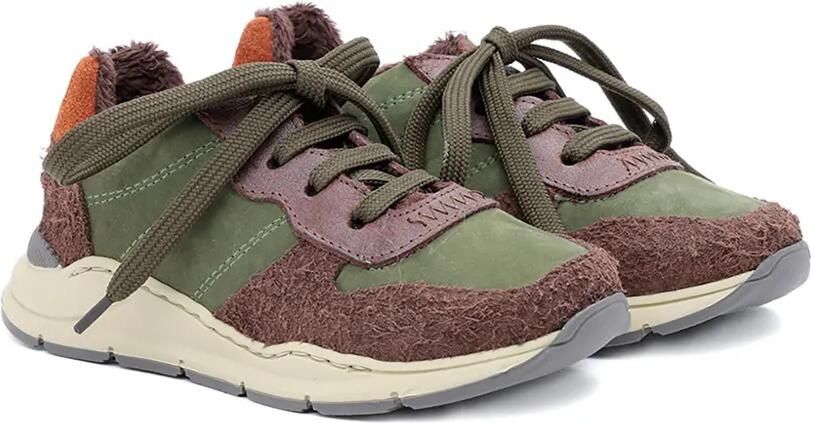 Pèpè Sneakers met vlakken Groen - Foto 3