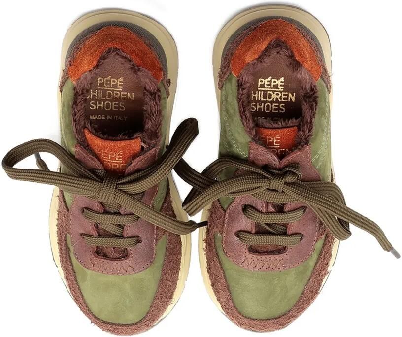 Pèpè Sneakers met vlakken Groen - Foto 2