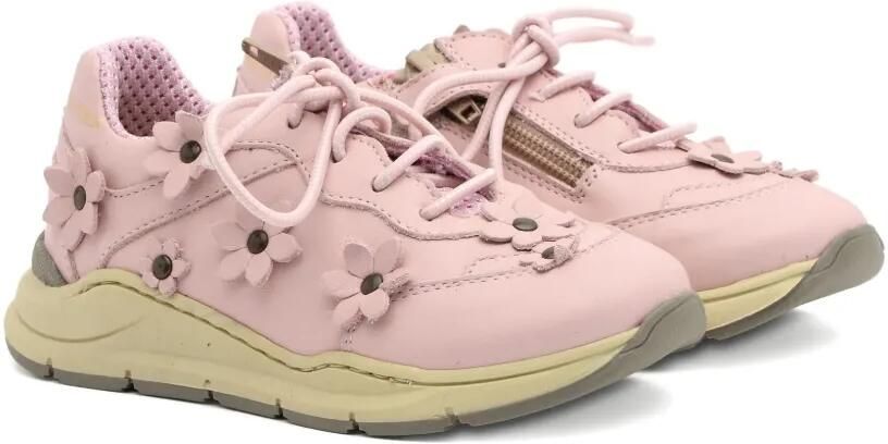 Pèpè Sneakers verfraaid met bloe Roze