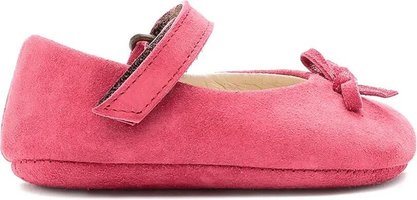 Pèpè Suède babyschoentjes verfraaid met strik Roze - Foto 2