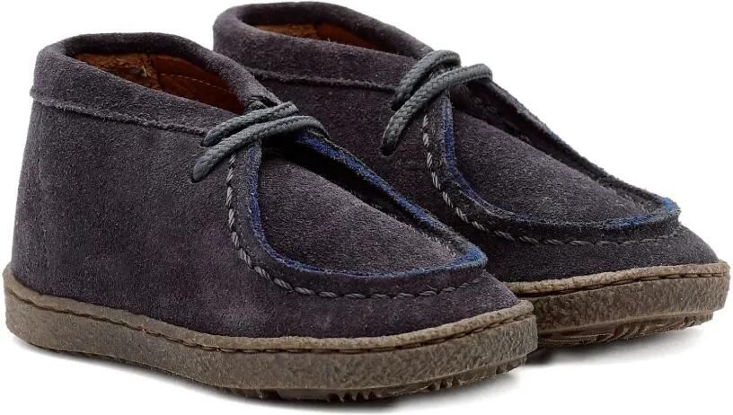 Pèpè Suède enkellaarzen Blauw
