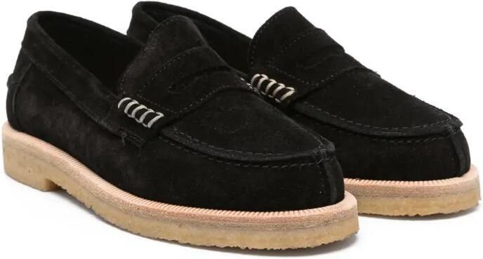 Pèpè Suède loafers Zwart