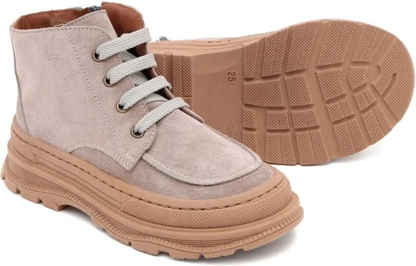 Pèpè Suède veterlaarzen Roze - Foto 3