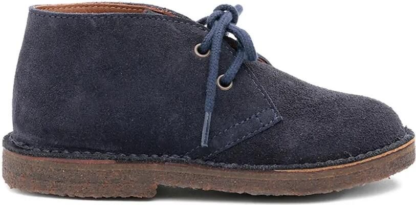 Pèpè Suède veterschoenen Blauw