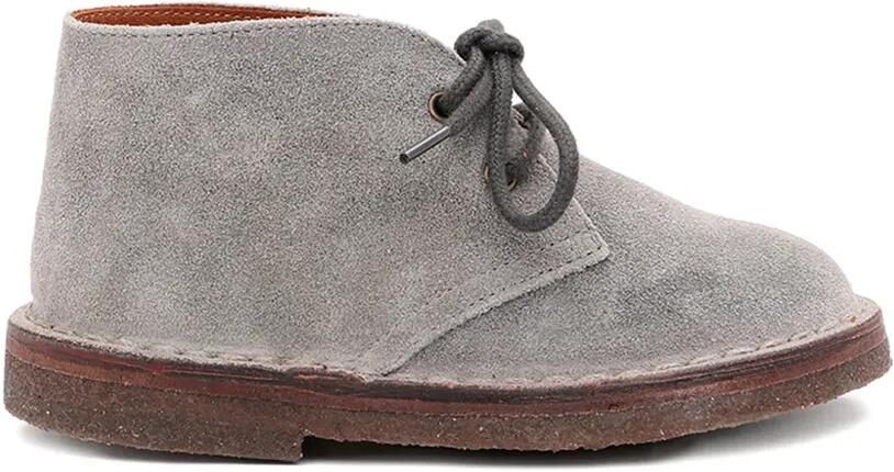 Pèpè Suède veterschoenen Grijs