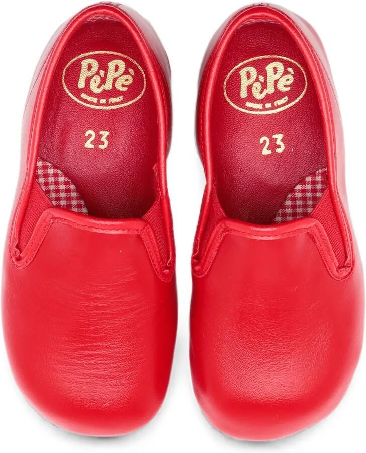 Pèpè Terry elastische leren loafers Rood - Foto 2