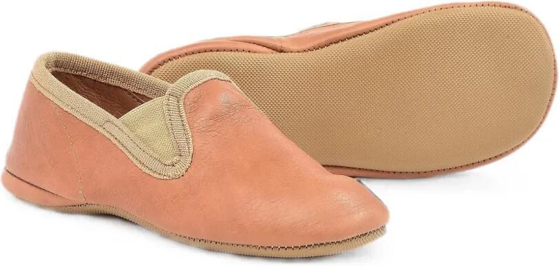 Pèpè Terry elastische leren slippers Beige - Foto 3