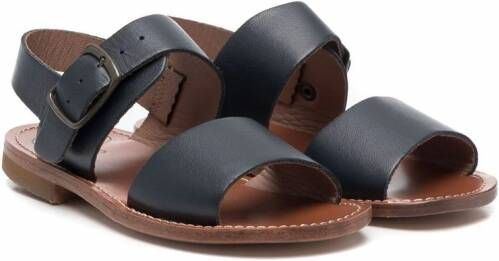 Pèpè Sandalen met dubbele bandjes Blauw