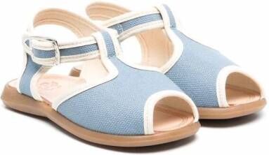 Pèpè Sandalen met gesp Blauw