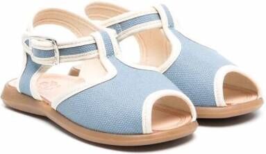 Pèpè Sandalen met gesp Blauw