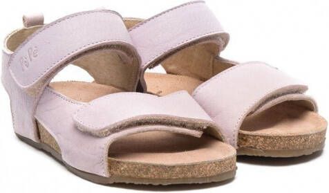 Pèpè Sandalen met klittenband Paars