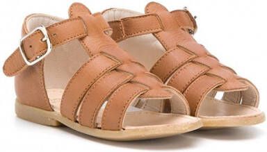 Pèpè Sandalen met leren bandje Bruin