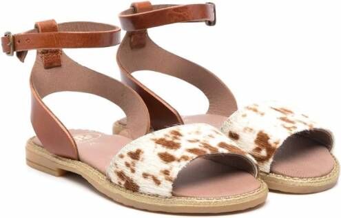 Pèpè Sandalen met open neus Beige