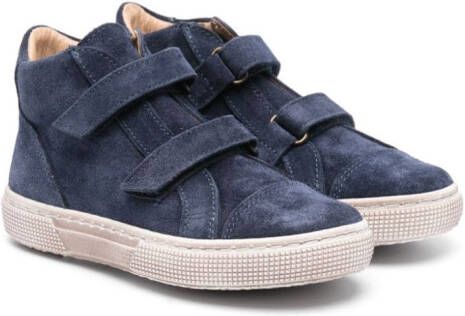 Pèpè Sneakers met klittenband Blauw