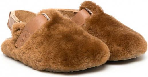 Pèpè Sneakers met open hiel Bruin