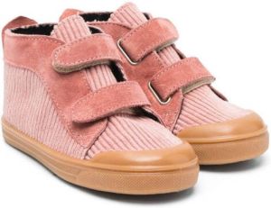 Pèpè Ribfluwelen sneakers Roze