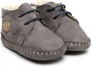 Pèpè Veterschoenen met logopatch Blauw