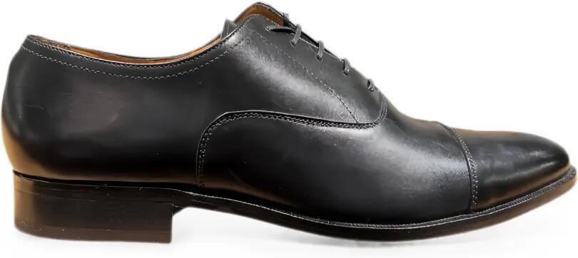Pertini Leren derby schoenen Zwart
