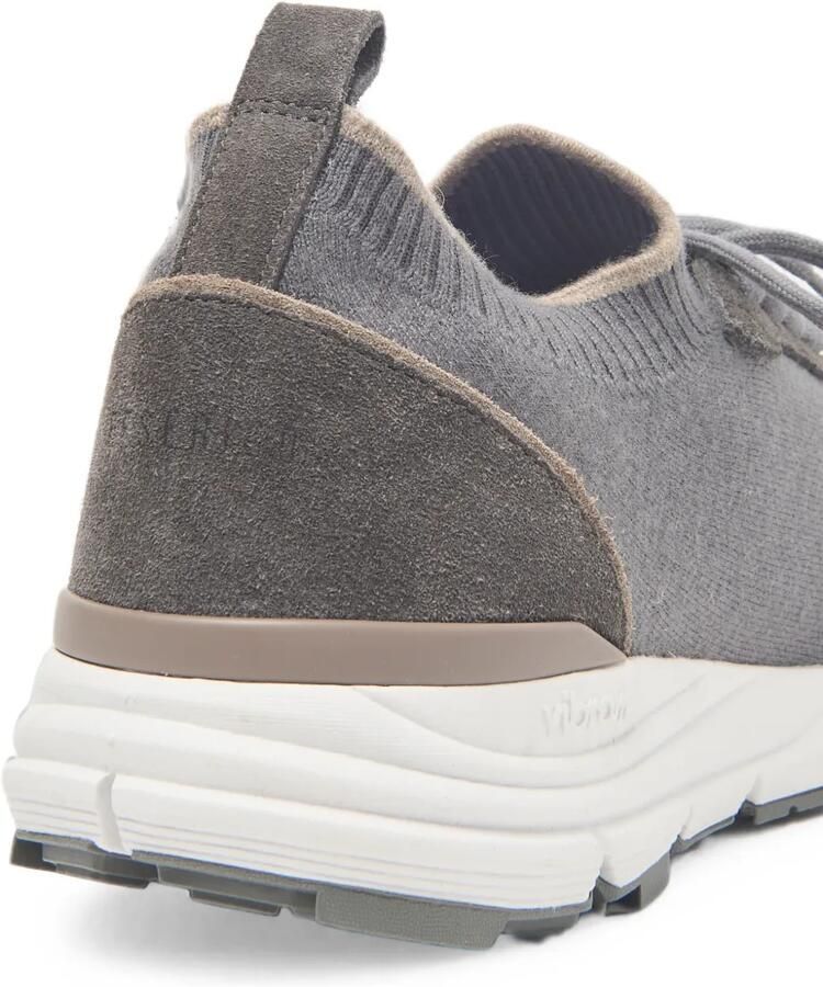 Peserico Gebreide sneakers met suède afwerking Grijs - Foto 2