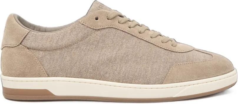 Peserico Gebreide sneakers met suède vlakken Beige