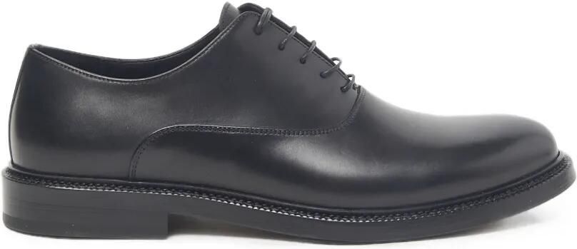 Peserico Oxford leren schoenen Zwart