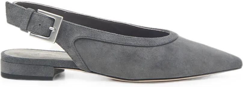 Peserico Slingback pumps met puntige neus Grijs