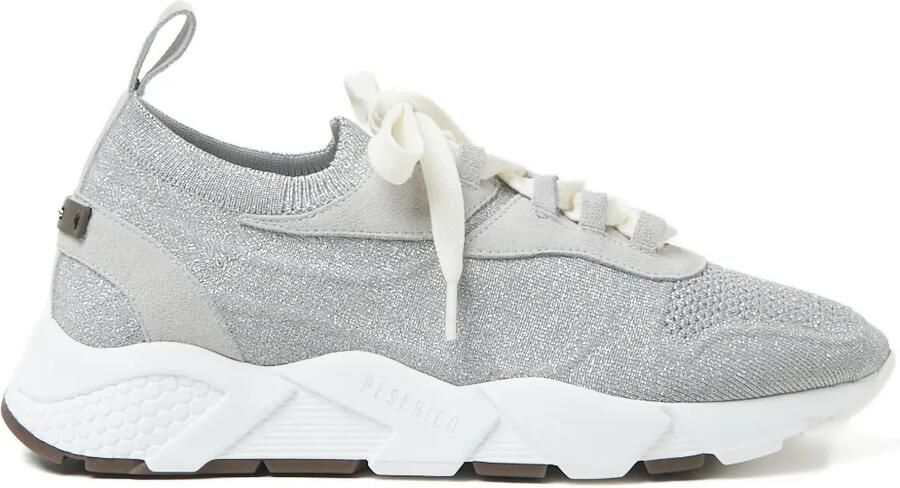 Peserico Sneakers met glitter Grijs