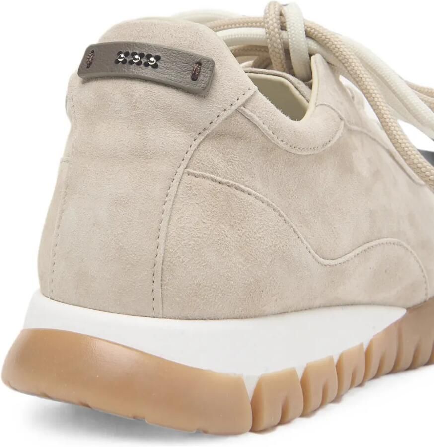 Peserico Suède sneakers met vlakken Beige - Foto 2