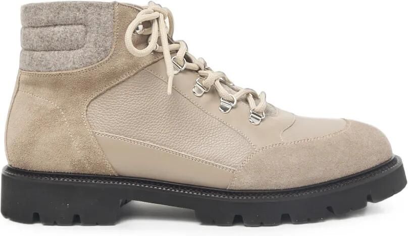 Peserico Veterlaarzen met vlakken Beige