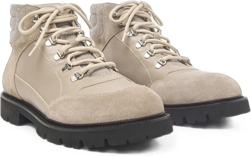 Peserico Veterlaarzen met vlakken Beige - Foto 4