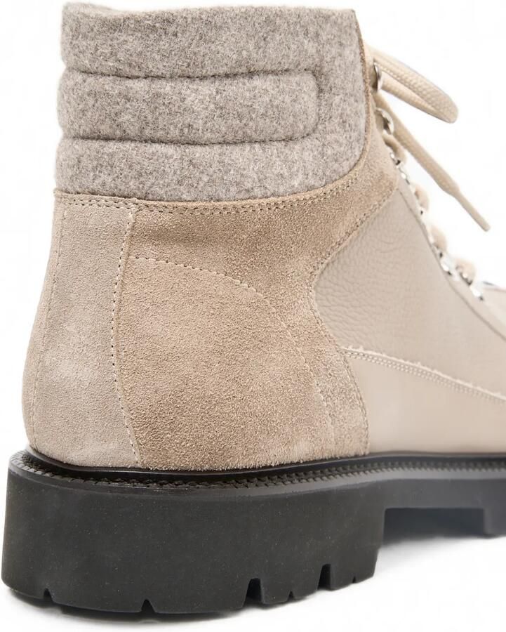 Peserico Veterlaarzen met vlakken Beige - Foto 3