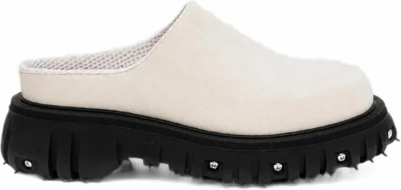 PHILEO Massive chunky mules Wit