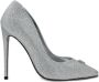 Philipp Plein 120 mm pumps met glitters Zilver - Thumbnail 1