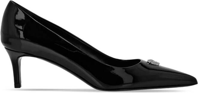 Philipp Plein Pumps met doodskop applicatie Zwart