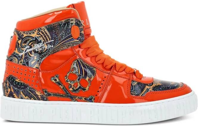 Philipp Plein Chuck 70 high-top sneakers Oranje