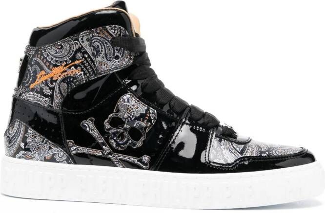 Philipp Plein Chuck 70 high-top sneakers Zwart